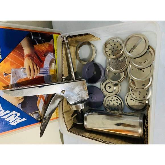 Anjali Royal Kitchen Press Machine Sev Maker Farsan Maker Murukku Maker 11 jalis - Picture 3 of 3